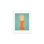 Head on pedestal Art Print Gallery Image 1