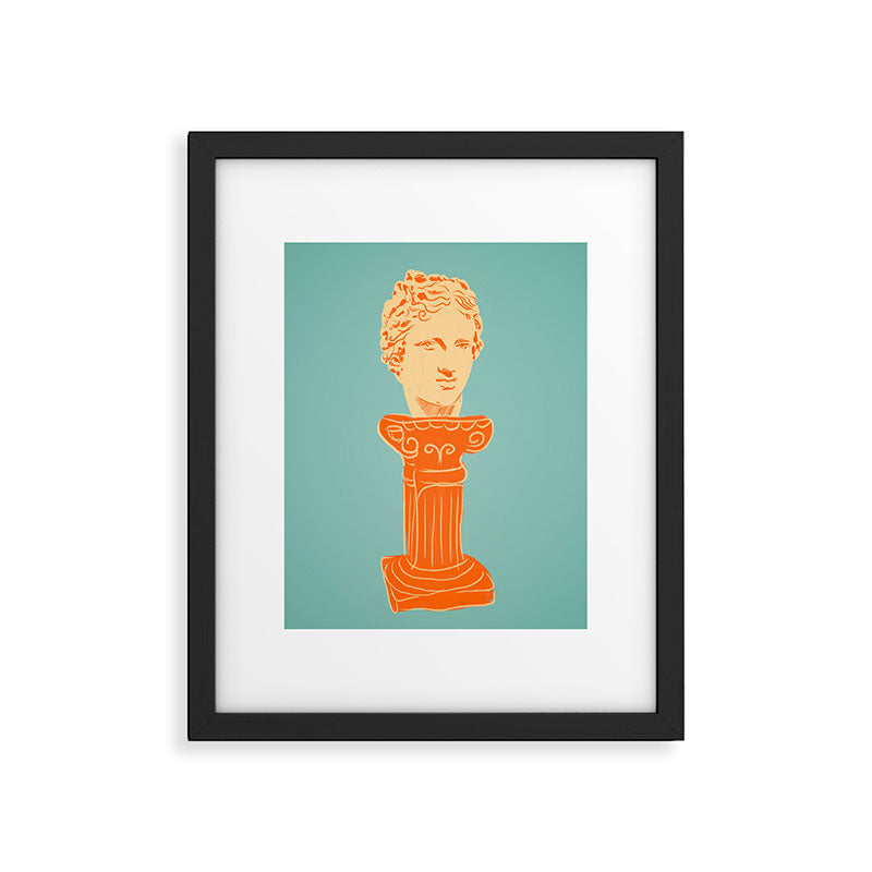 Head on pedestal Framed Art Print Gallery Image 4