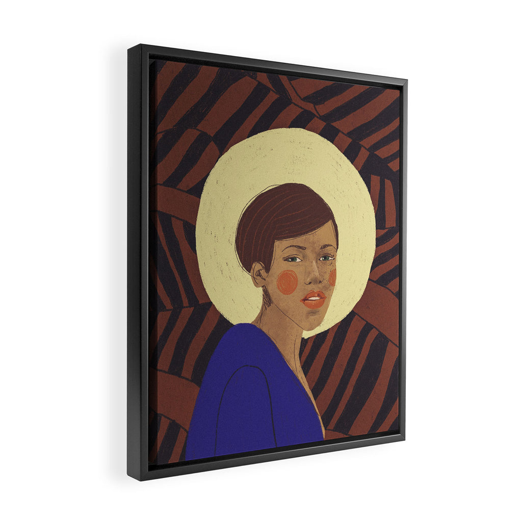 Her halo Framed Canvas Print Gallery Image 2