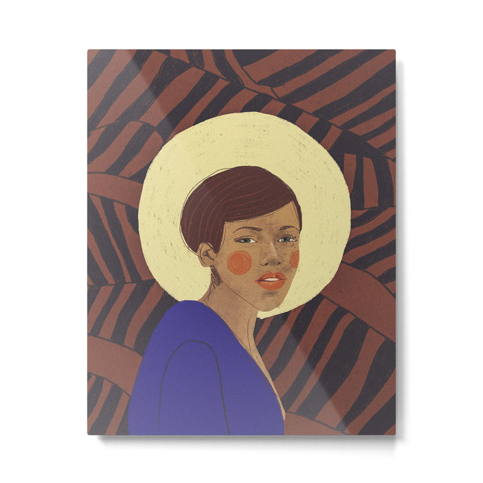 Her halo Metal Print Gallery Image 1