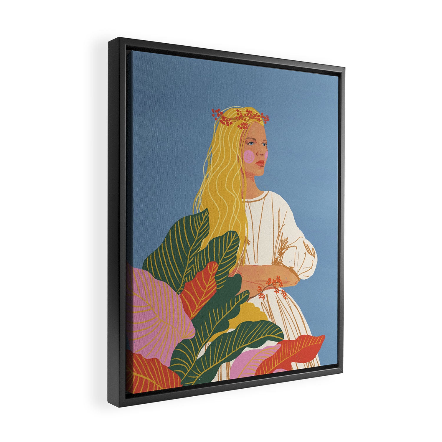 Her Name Is Courage Framed Canvas Print Gallery Image 2