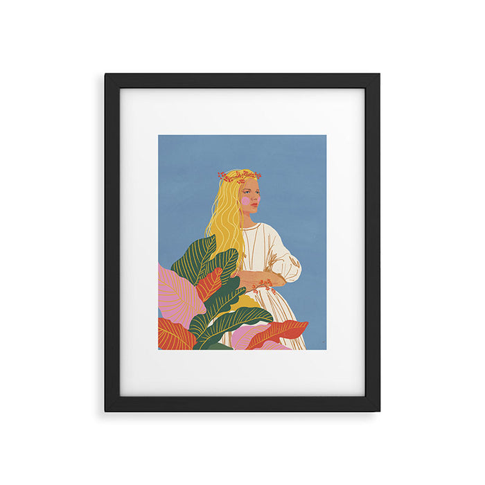 Her Name Is Courage Framed Art Print Gallery Image 1