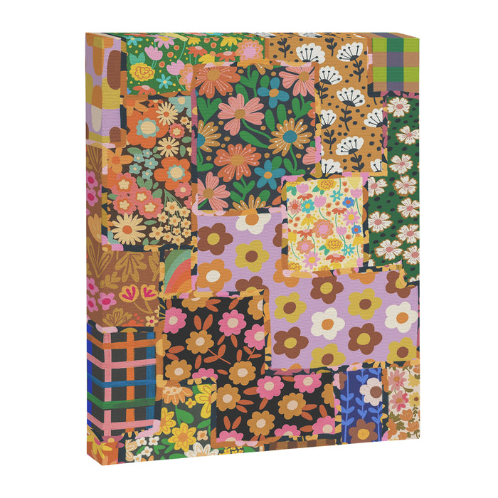 Hippie patchwork Canvas Print Gallery Image 1