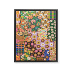 Hippie patchwork Framed Canvas Print Gallery Image 8