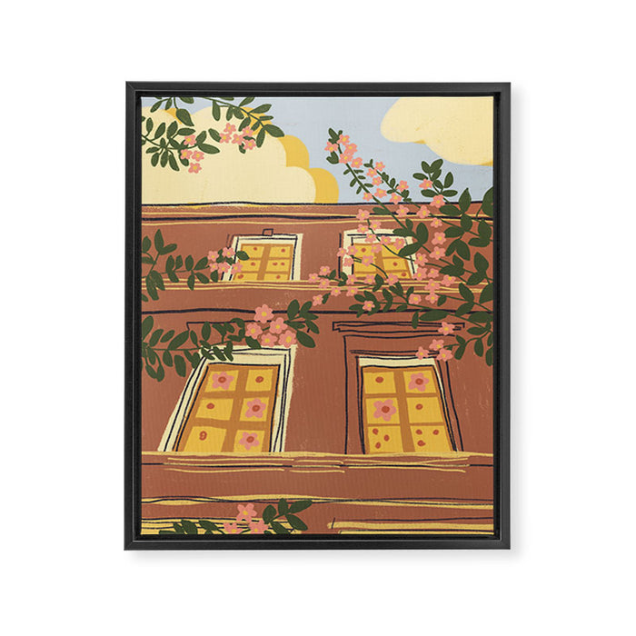 House Framed Canvas Print Gallery Image 1