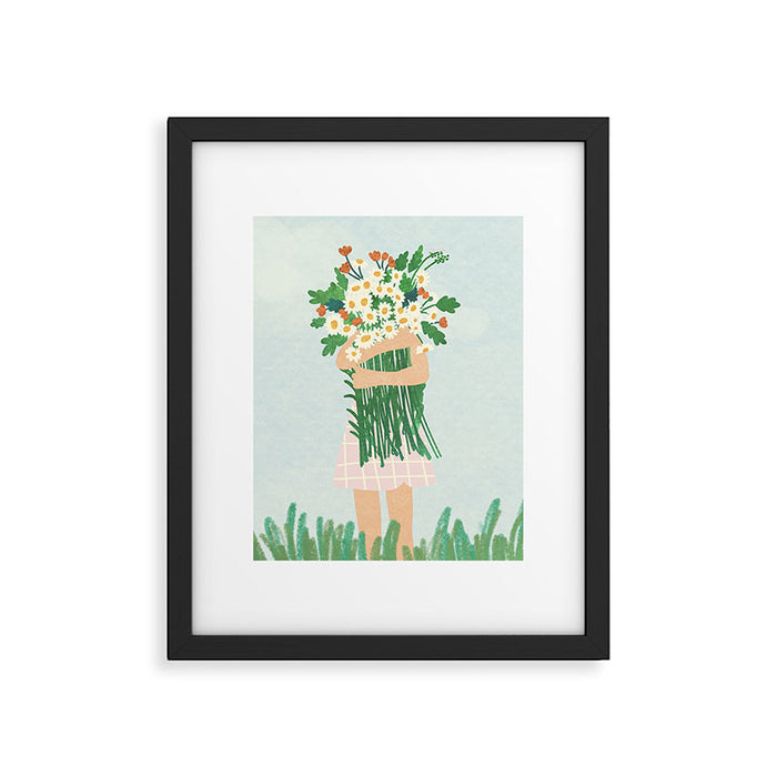 Hug Framed Art Print Gallery Image 1