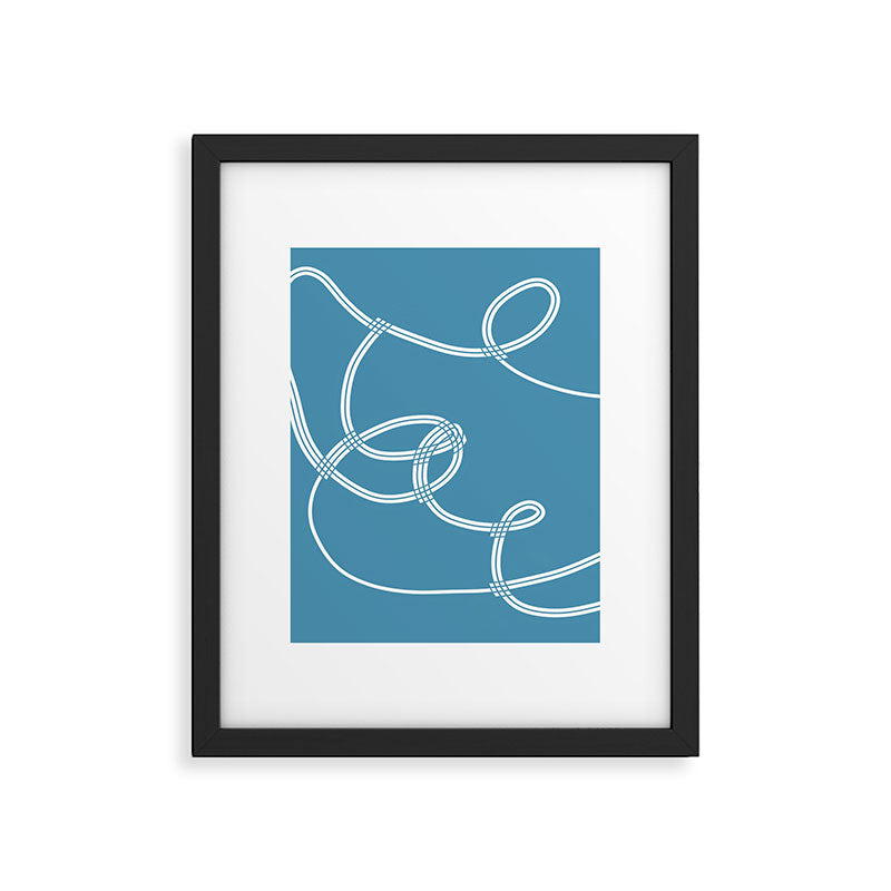 Im Blue Framed Art Print Gallery Image 6