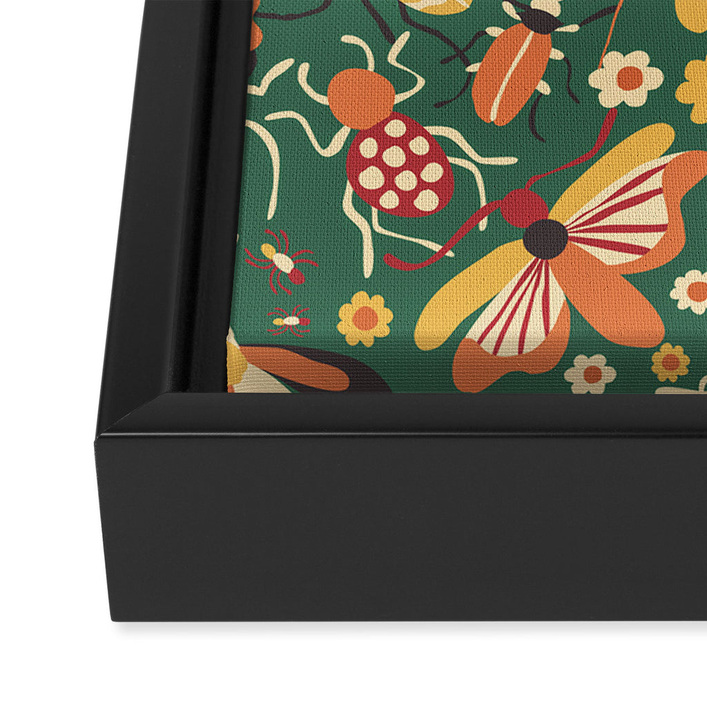 Insects Framed Canvas Print Gallery Image 3