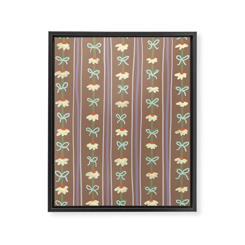 Inspired by PANTONE 17 1230 Mocha Mousse Framed Canvas Print Gallery Image 6