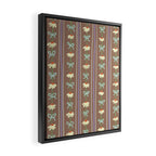 Inspired by PANTONE 17 1230 Mocha Mousse Framed Canvas Print Gallery Image 2