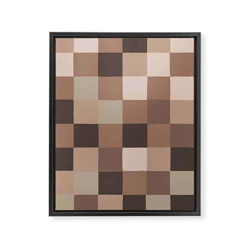 Inspired by PANTONE 17 1230 Mocha Mousse Framed Canvas Print Gallery Image 6