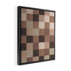 Inspired by PANTONE 17 1230 Mocha Mousse Framed Canvas Print Gallery Image 2