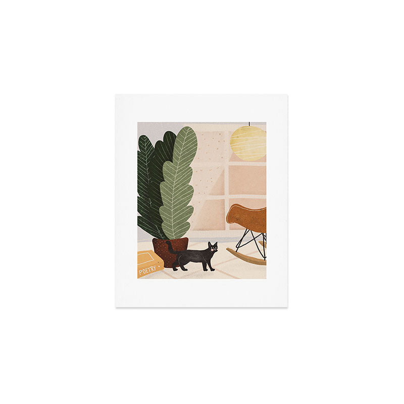 Interior and Cat Art Print Gallery Image 1