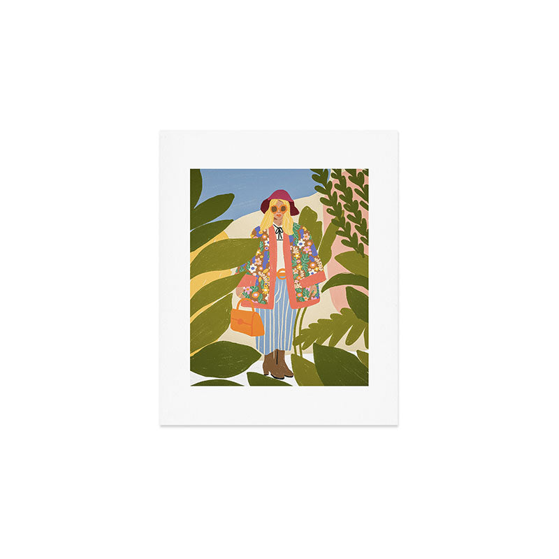 Kimono girl Art Print Gallery Image 1