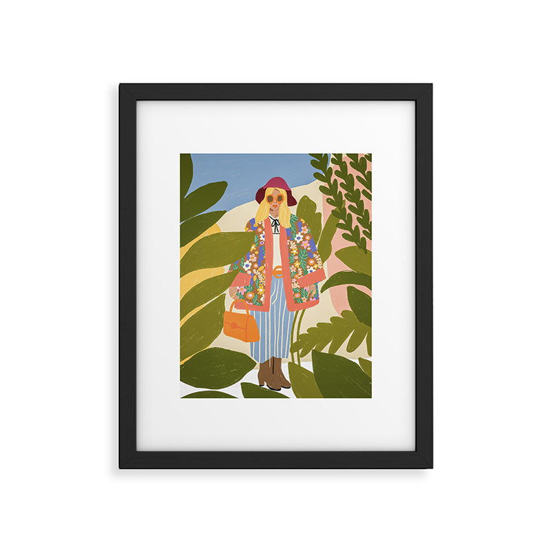 Kimono girl Framed Art Print Gallery Image 5