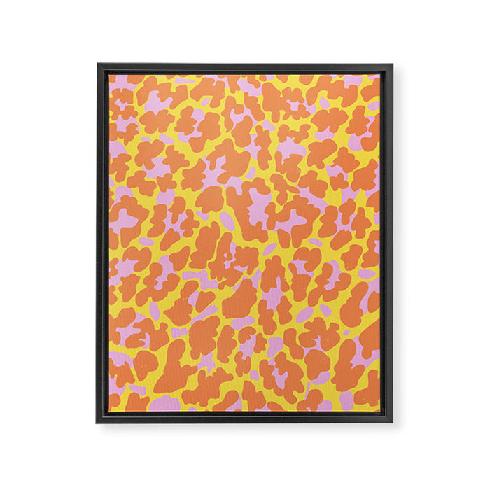 Kitty red Framed Canvas Print Gallery Image 1