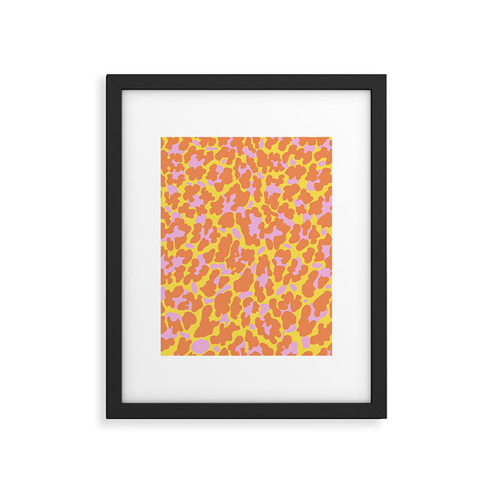 Kitty red Framed Art Print Gallery Image 1