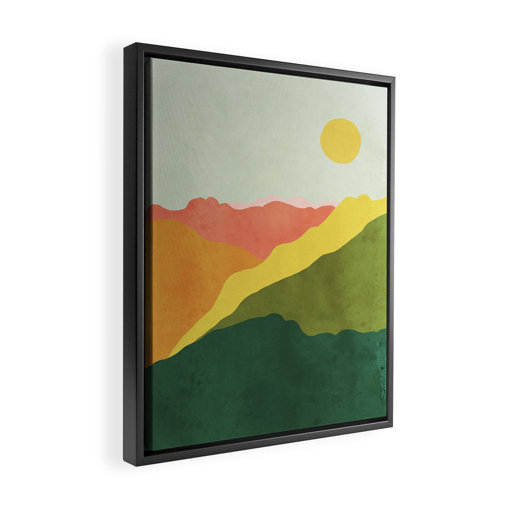Landscape No1 Framed Canvas Print Gallery Image 2