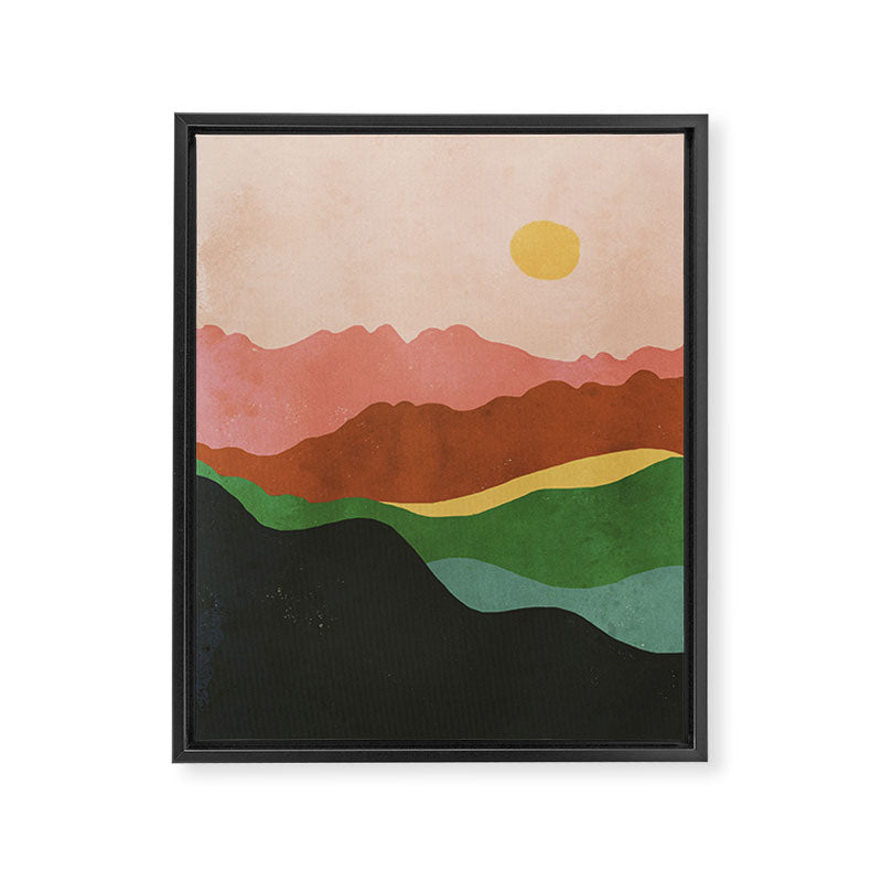 Landscape No2 Framed Canvas Print Gallery Image 8