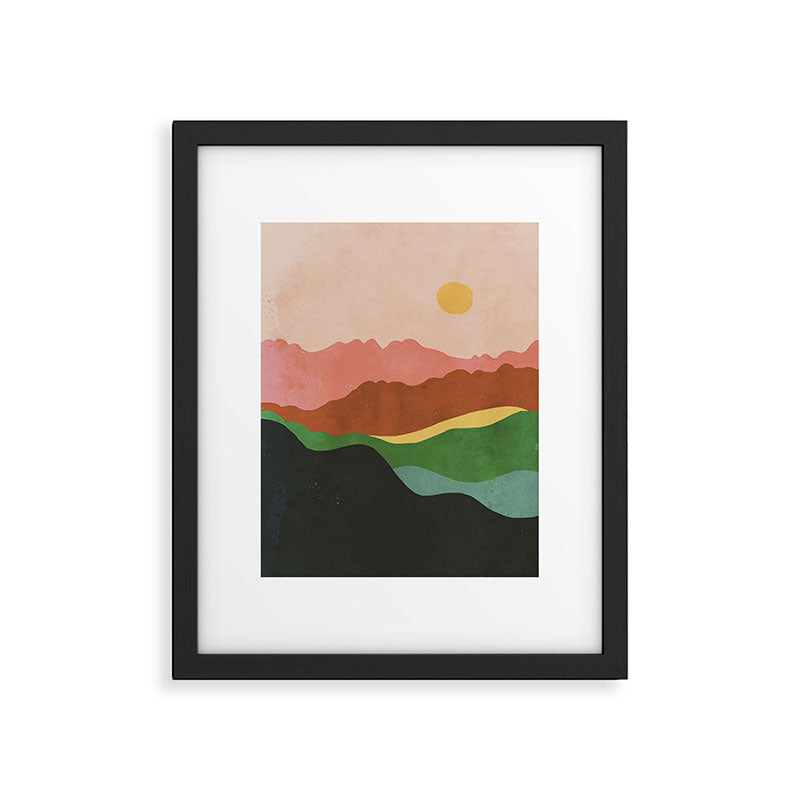 Landscape No2 Framed Art Print Gallery Image 6