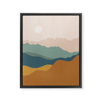 Landscape No5 Framed Canvas Print Gallery Image 8
