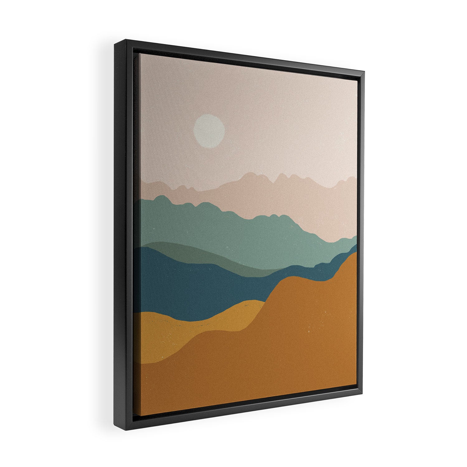 Landscape No5 Framed Canvas Print Gallery Image 2