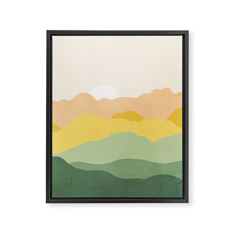 Landscape No6 Framed Canvas Print Gallery Image 8