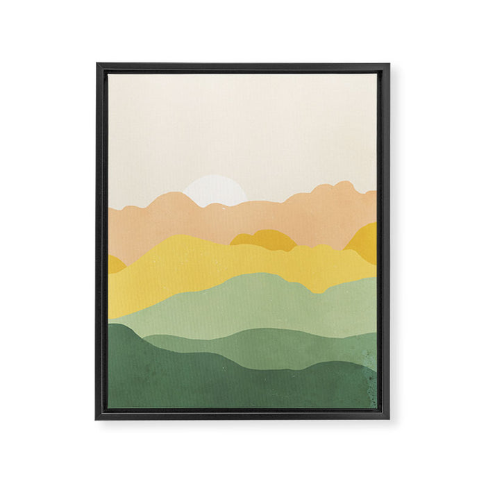 Landscape No6 Framed Canvas Print Gallery Image 1