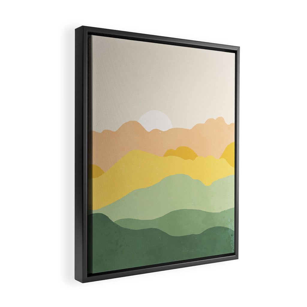 Landscape No6 Framed Canvas Print Gallery Image 2