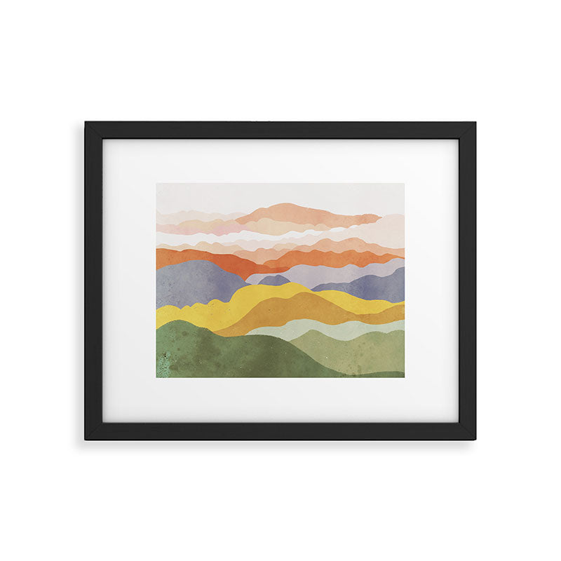 Landscape No7 Framed Art Print Gallery Image 6