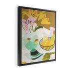 Lemons and Lilies Framed Canvas Print Gallery Image 2