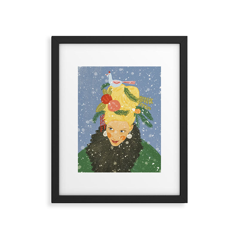 Let it snow Framed Art Print Gallery Image 5