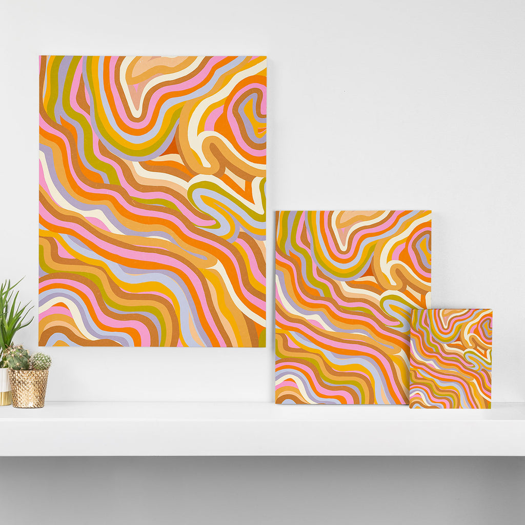 Liquid Marble Canvas Print Gallery Image 3