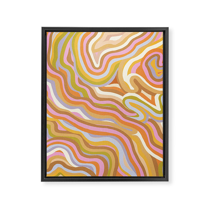 Liquid Marble Framed Canvas Print Gallery Image 8