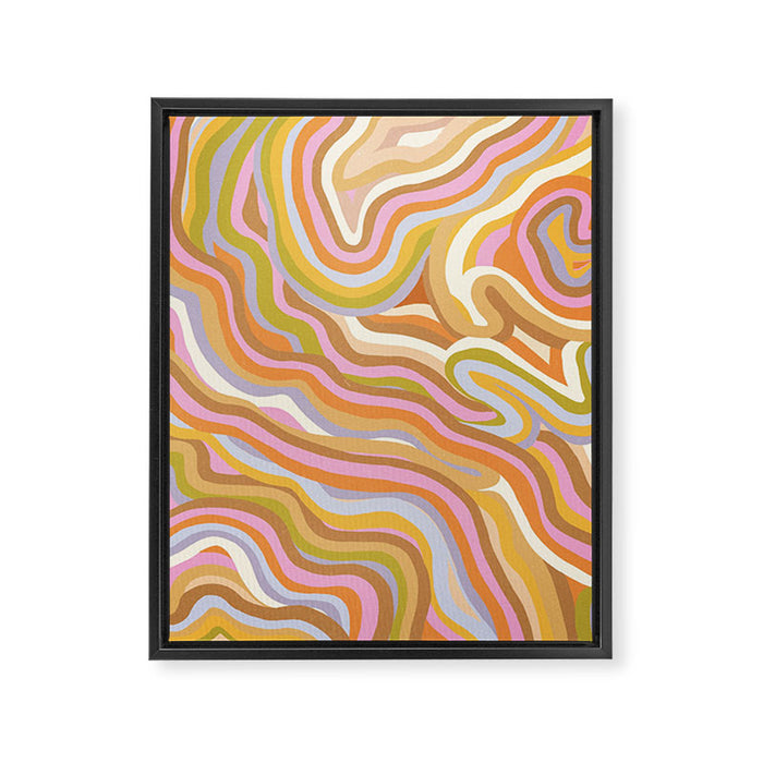 Liquid Marble Framed Canvas Print Gallery Image 1