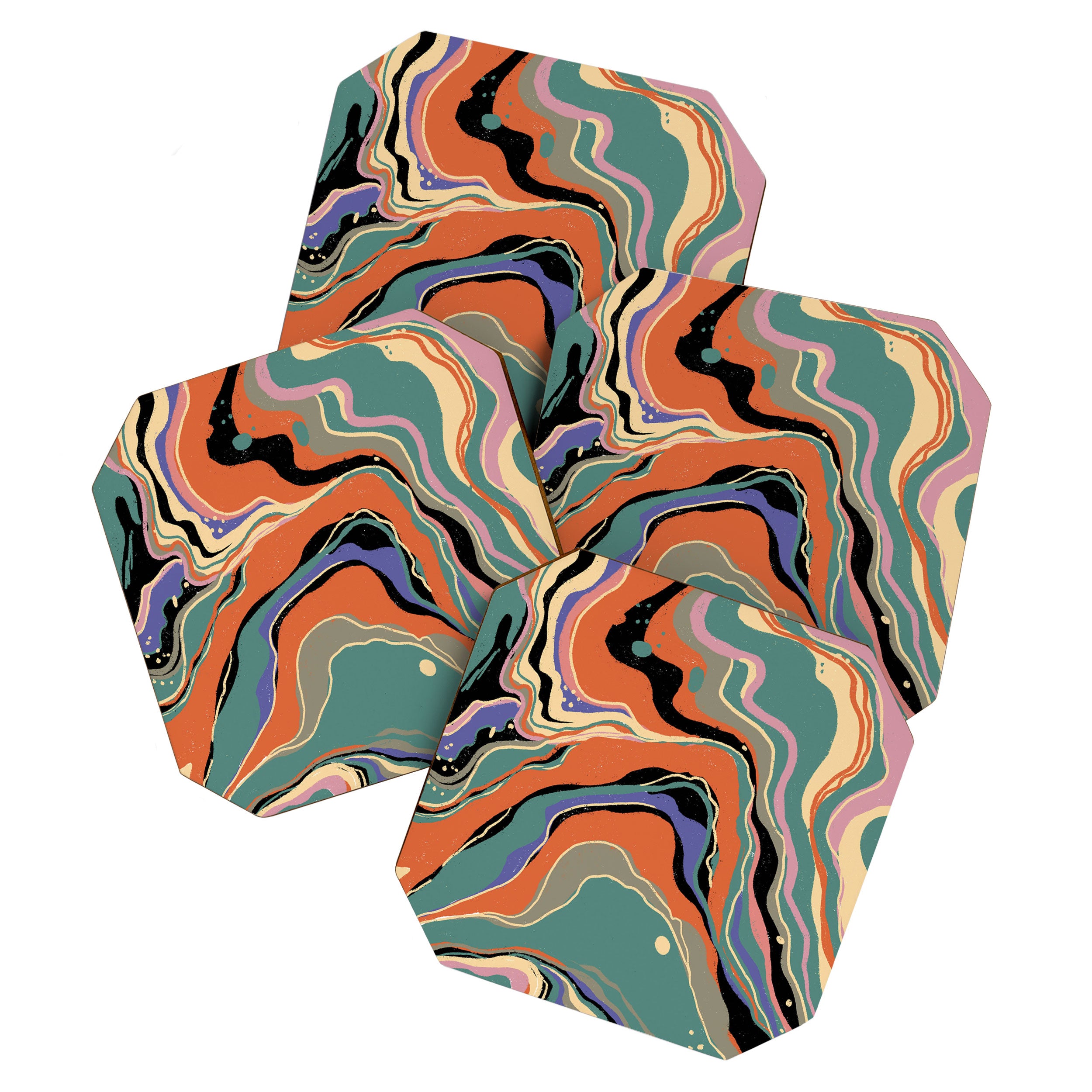 Liquid marble I Coaster Gallery Image 1