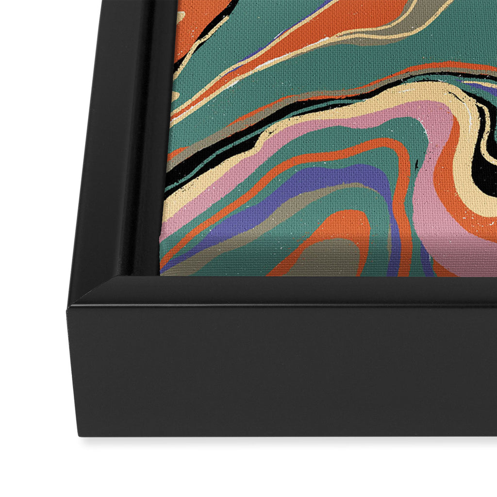 Liquid marble I Framed Canvas Print Gallery Image 3