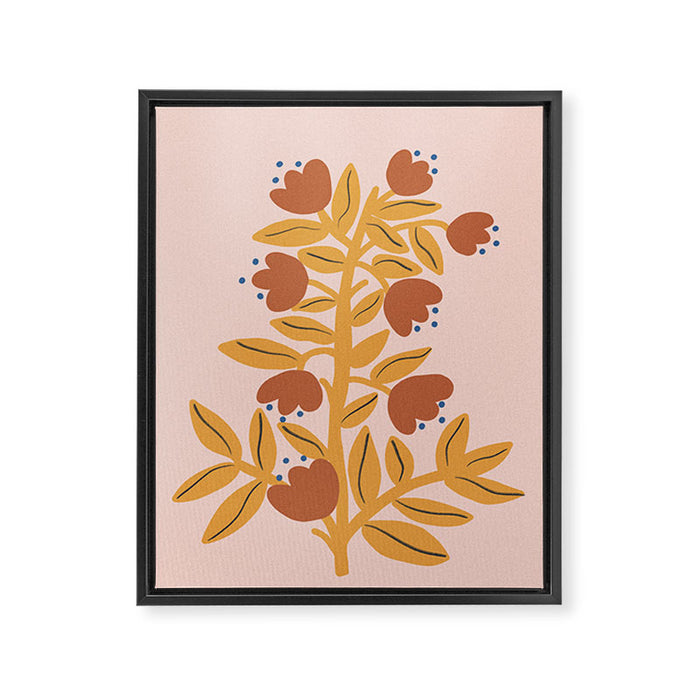 Loneliness Botanical Painting Framed Canvas Print Gallery Image 1