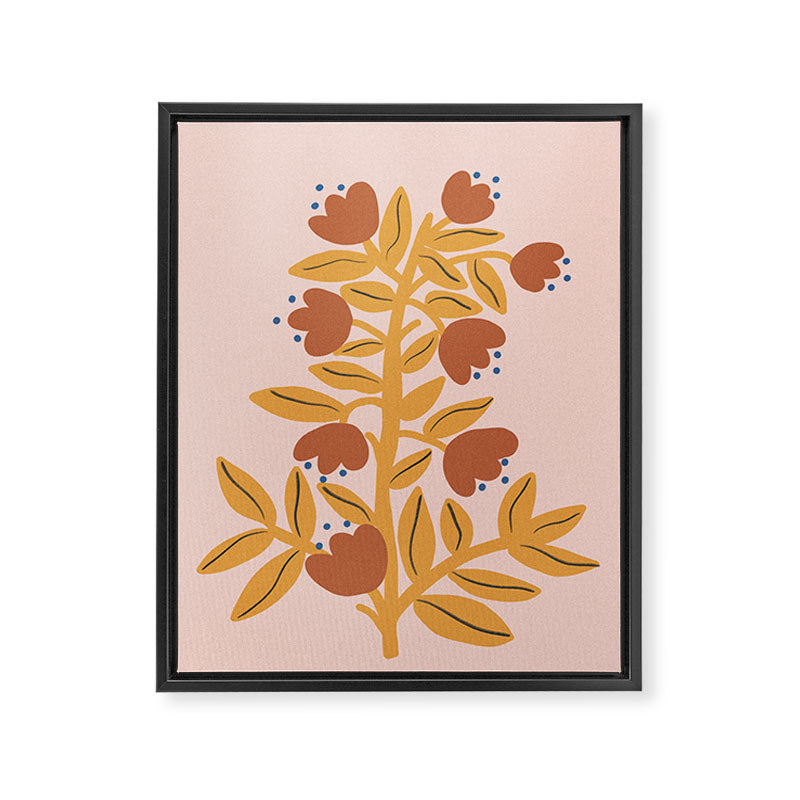 Loneliness Botanical Painting Framed Canvas Print Gallery Image 8