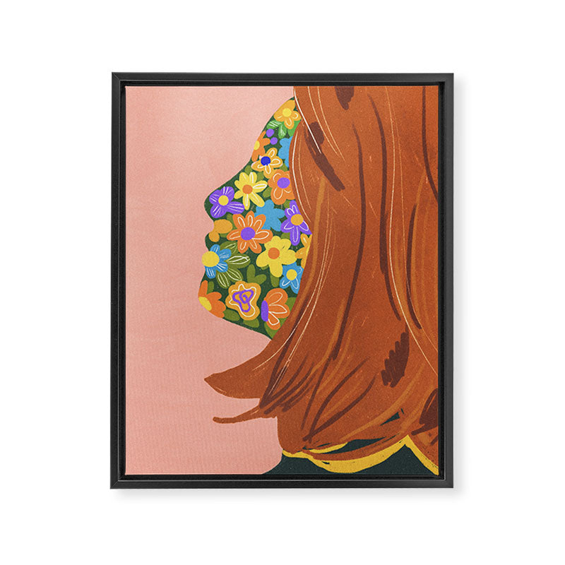 Made of flowers Framed Canvas Print Gallery Image 8