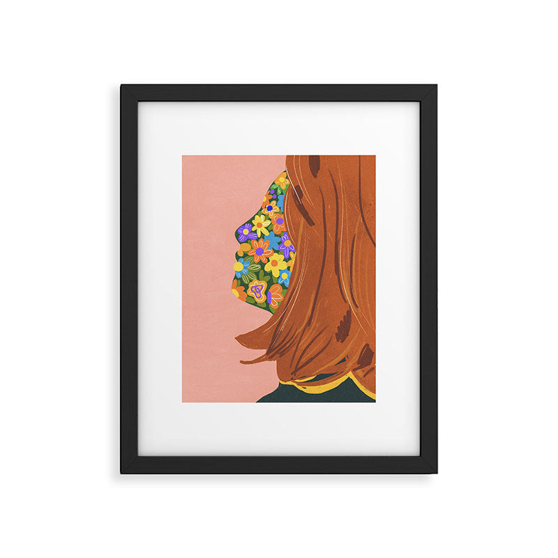 Made of flowers Framed Art Print Gallery Image 6