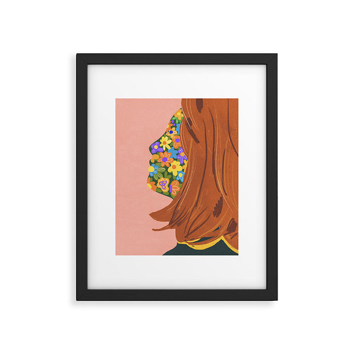 Made of flowers Framed Art Print Gallery Image 1