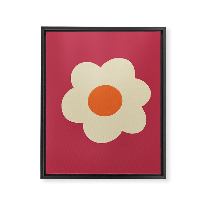 Magenta flower Framed Canvas Print Gallery Image 8