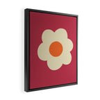 Magenta flower Framed Canvas Print Gallery Image 2