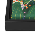 Magical garden leaves Framed Canvas Print Gallery Image 3