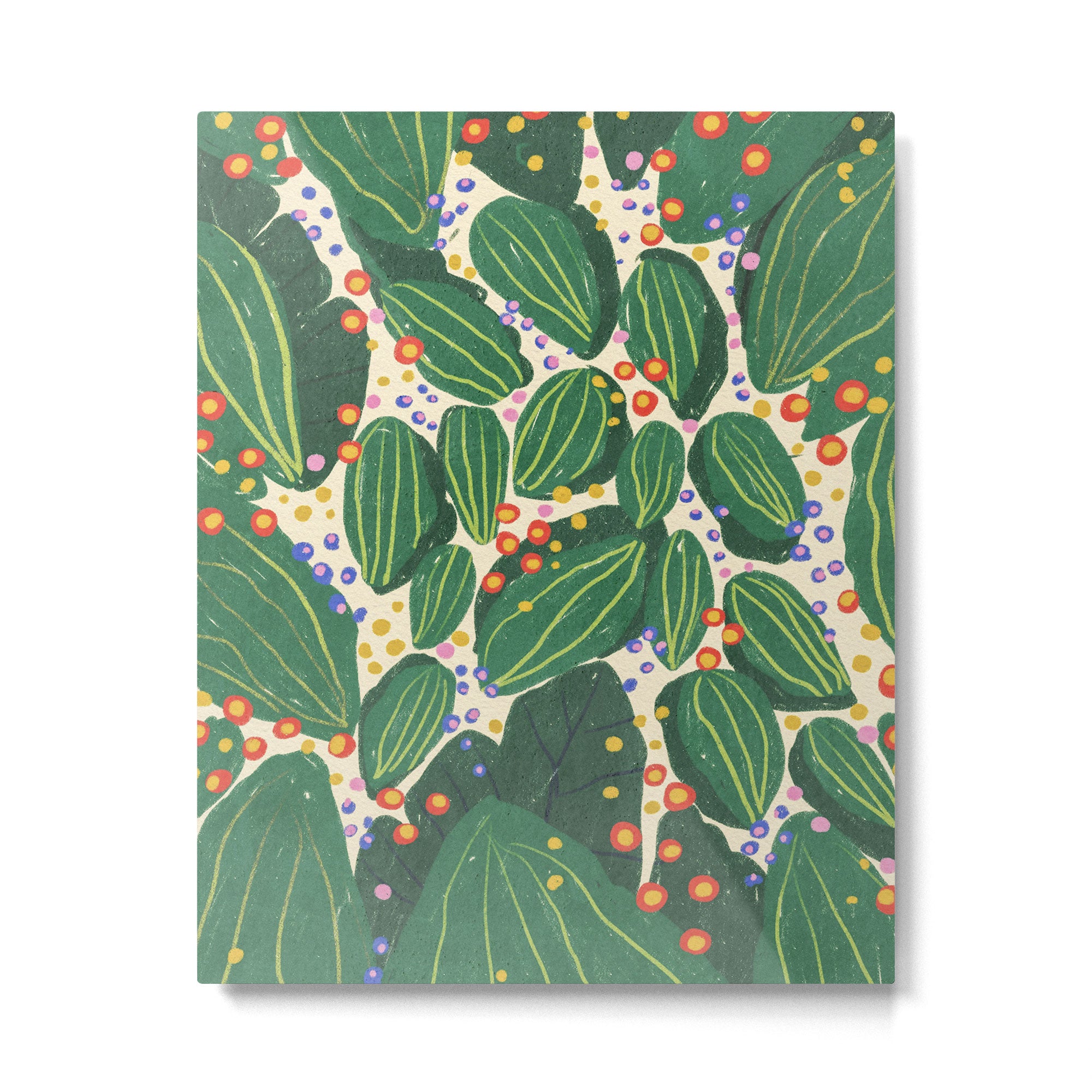 Magical garden leaves Metal Print Gallery Image 6