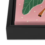Magnolia pink Framed Canvas Print Gallery Image 3