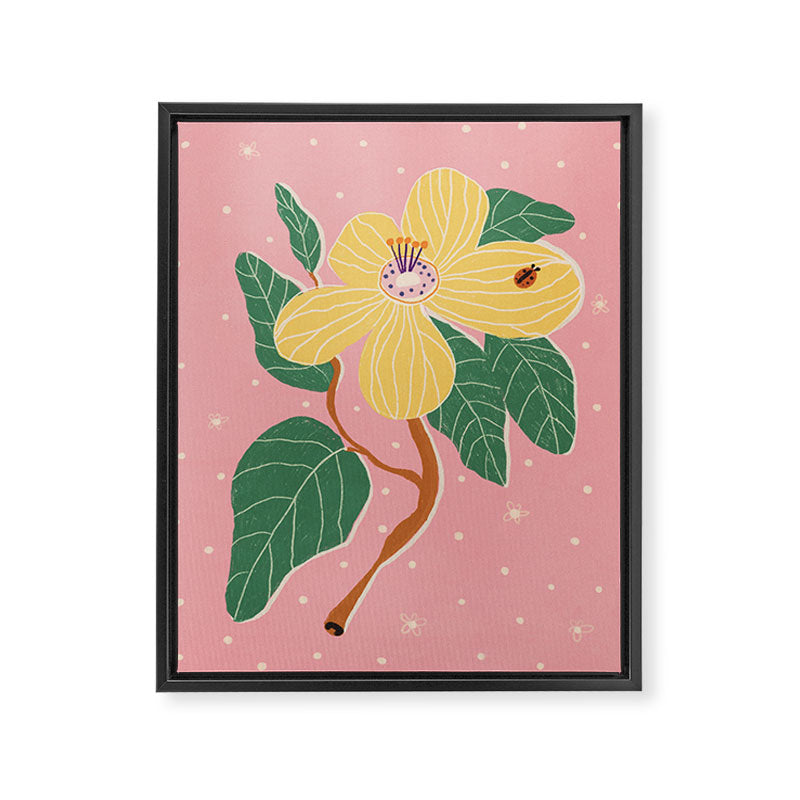 Magnolia pink Framed Canvas Print Gallery Image 8