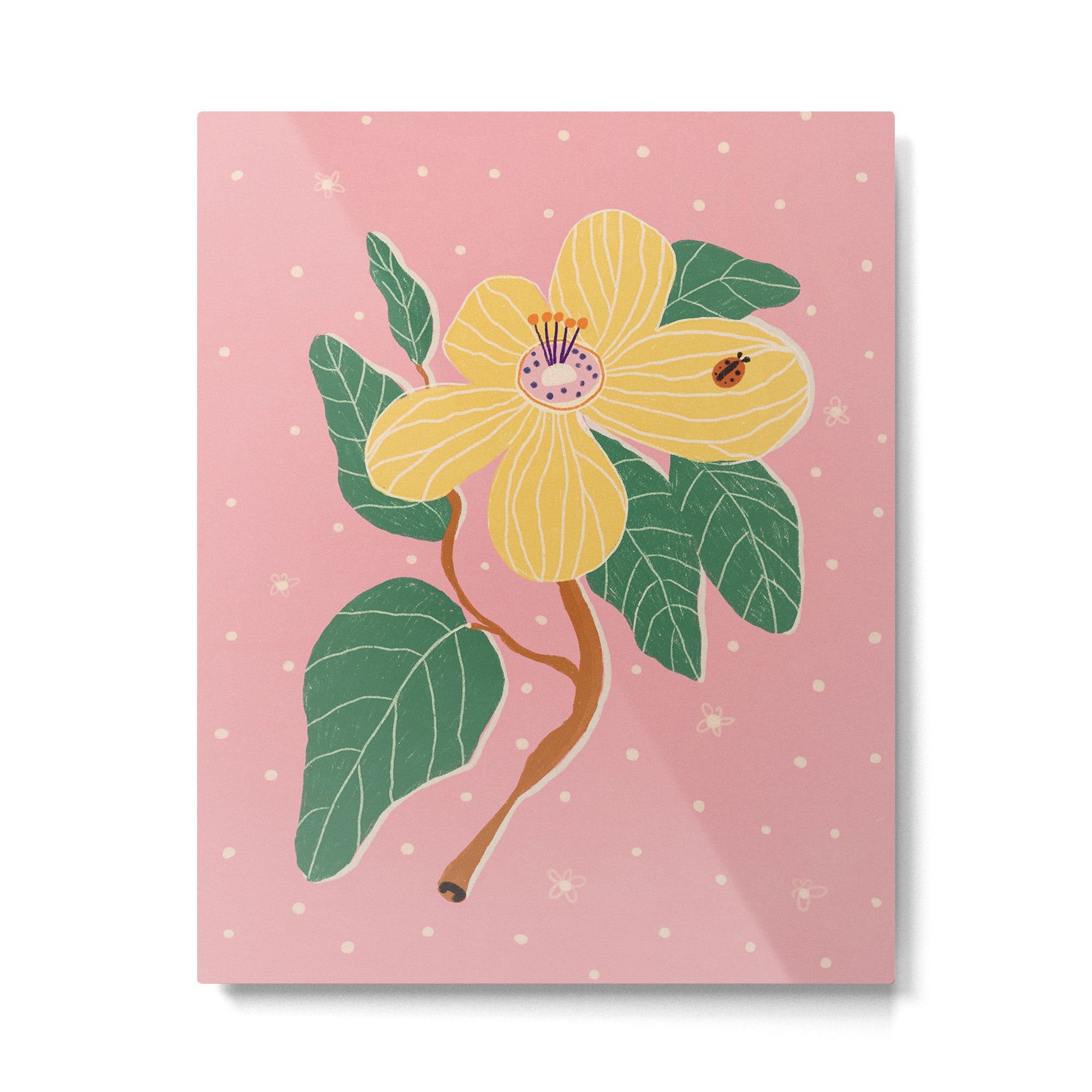 Magnolia pink Metal Print Gallery Image 6