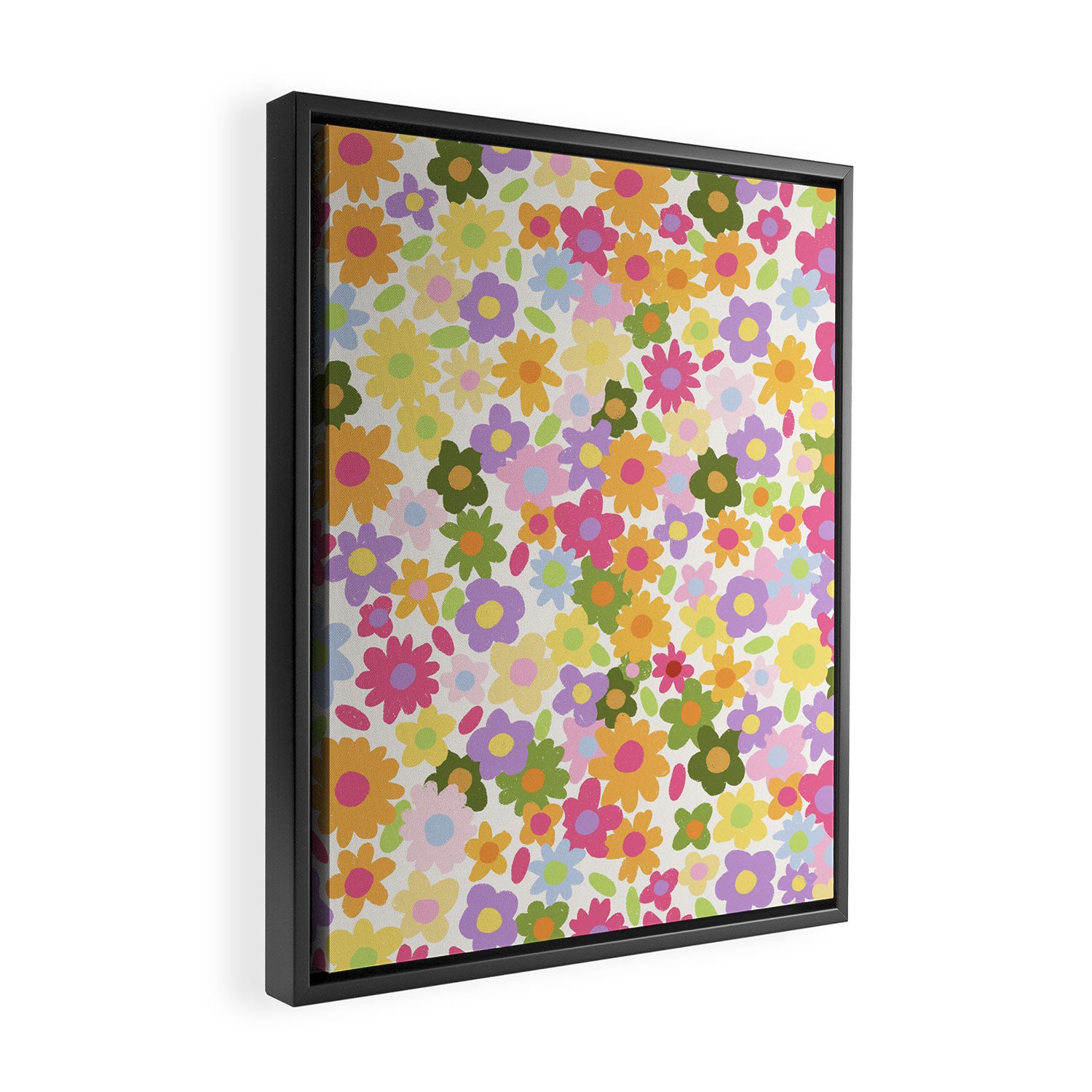 Maja in Pink Framed Canvas Print Gallery Image 2